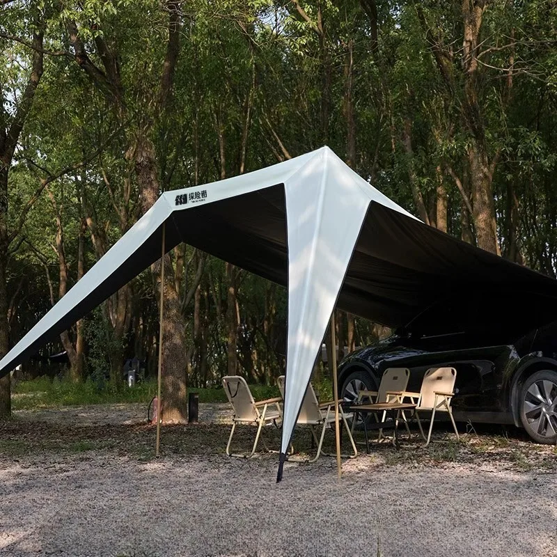 

Горная форма, непромокаемый солнцезащитный козырек, теплоизоляционная большая боковая палатка для автомобиля, многофункциональные водонепроницаемые принадлежности для кемпинга