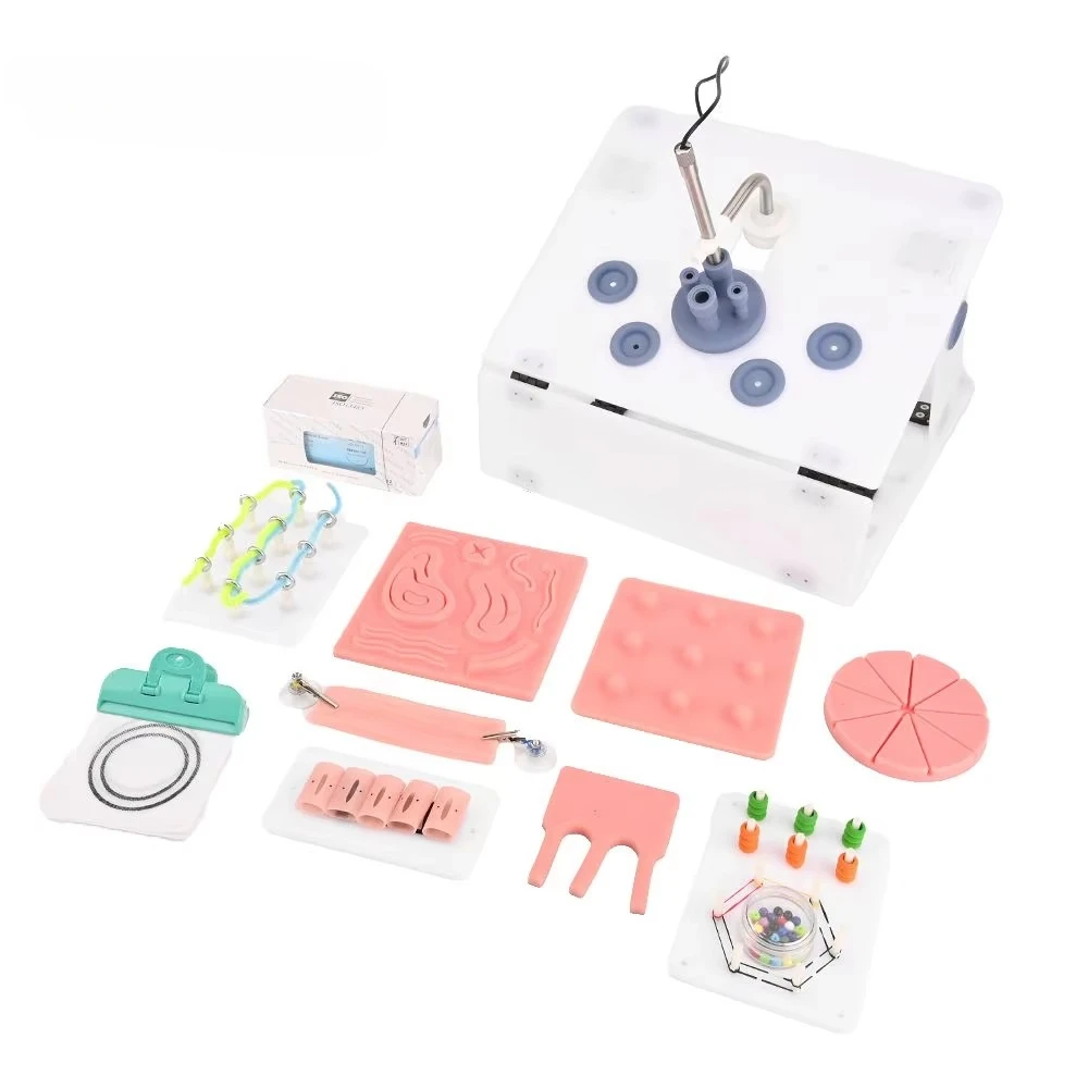 

Laparoscopic Simulated Single Port Training Box Set HD Camera 0&30 Degree Training Modules For Practice