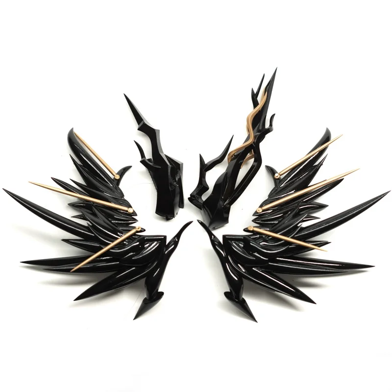 

1 Set Arknights Sarkaz Logos Cosplay Headwear Hair Clips Halloween Christmas Fancy Party Costumes Accessories Pops