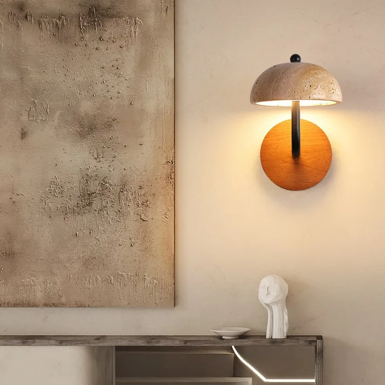 Slaapkamer nachtkastje wandlamp retro ladder gangpad woonkamer eetkamer achtergrond decoratieve wandlamp