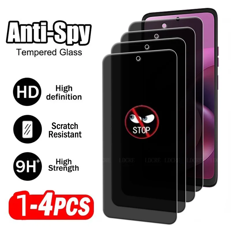 4/3/2/1 قطعة ل Moto G 2026 زجاج موتورولا موتو G 2026 واقي للشاشة 9H واقي الخصوصية مكافحة التجسس الزجاج المقسى موتو G 2026 #1