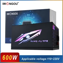 IWONGOU 500w 600w 700w 800w Power Supply Pc Source 850w 80 Plus Gold ATX 3.0 Pci-e5.0 850w Fonte Active PFC 110V 220V Gaming PSU