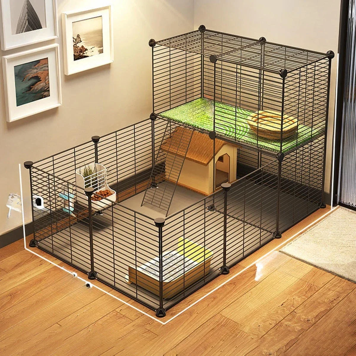 Pig Pet Fence Home Landscaping Rabbit Supplies Cage Large Extra Large Cheap House Small House Pet Nest