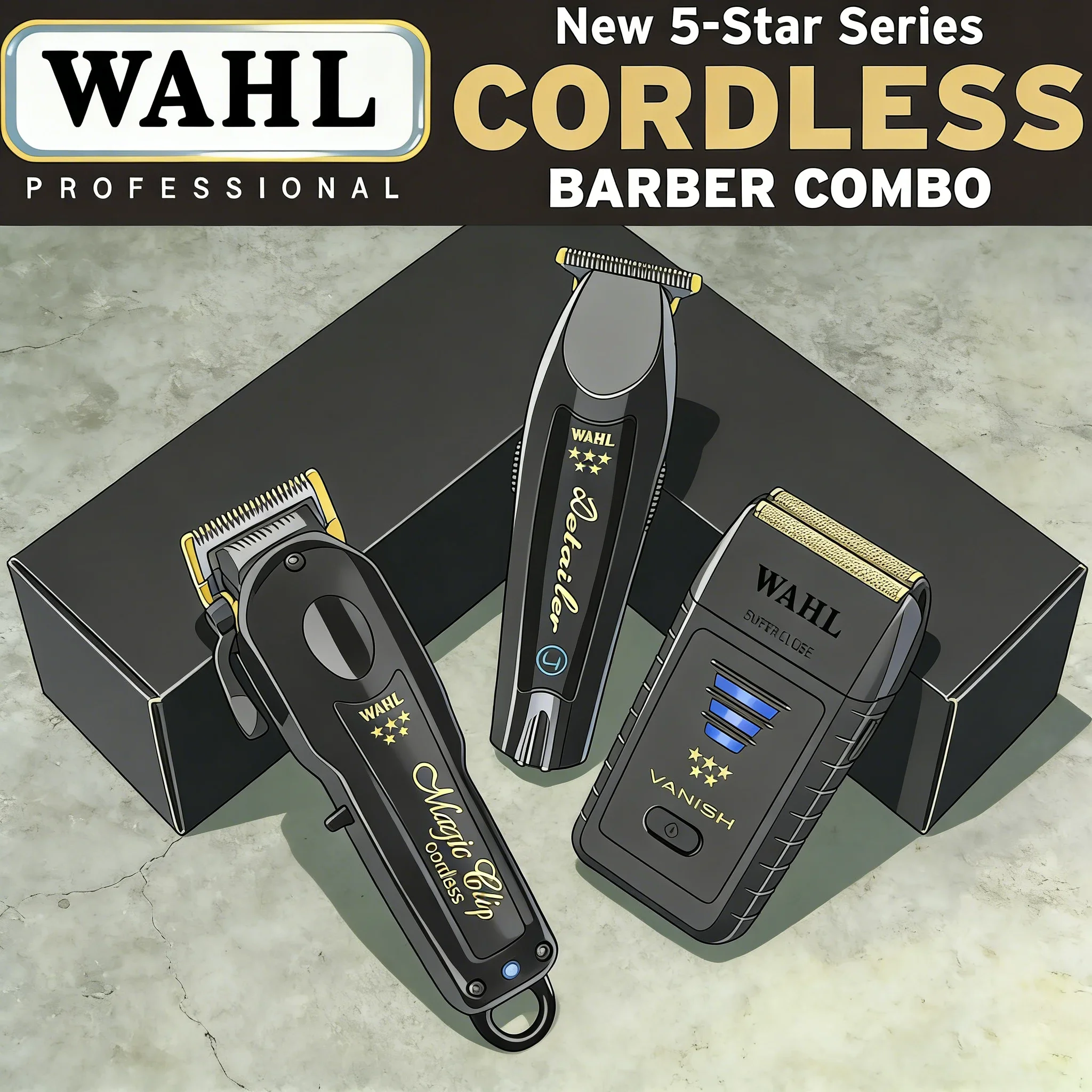 wahl-5-star-professional-magic-clip-legend-senior-cordless-hair-clipper-and-trimmer-vanish-shaver-for-barbers-and-stylists