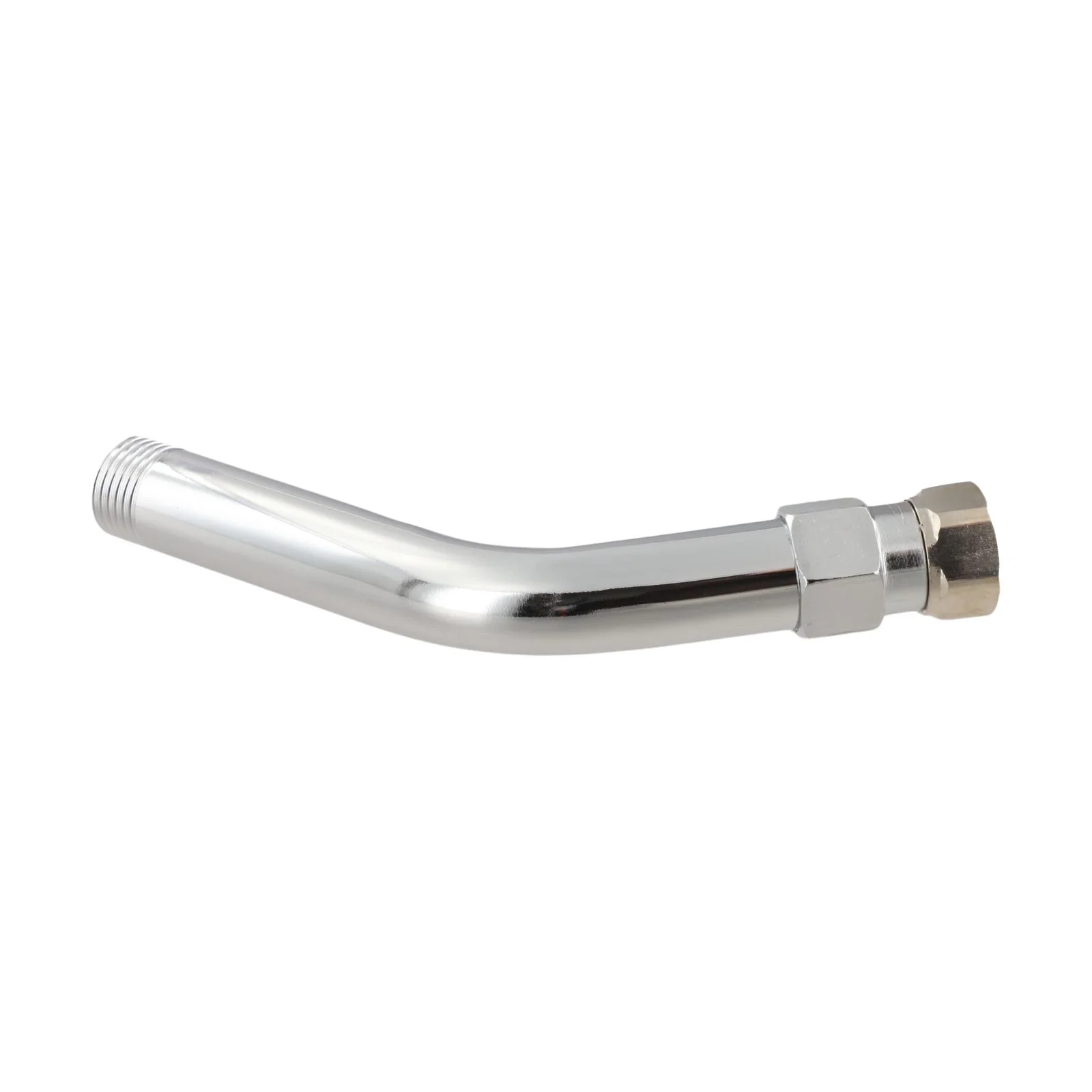 8 Inch Shower Arm Extension Tube Constructed from 304 Stainless Steel for G1/2 Shower Head Applications and Wet Areas