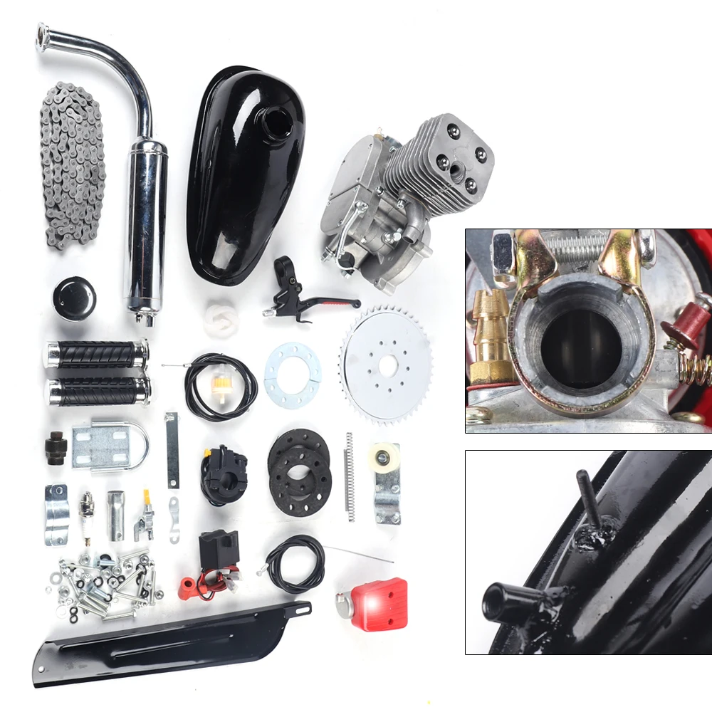 Fahrradmotor-Kit, Zweitakt-Fahrradmotor 100CC für die meisten 26-Zoll- oder 28-Zoll-Fahrräder – Detail 5
