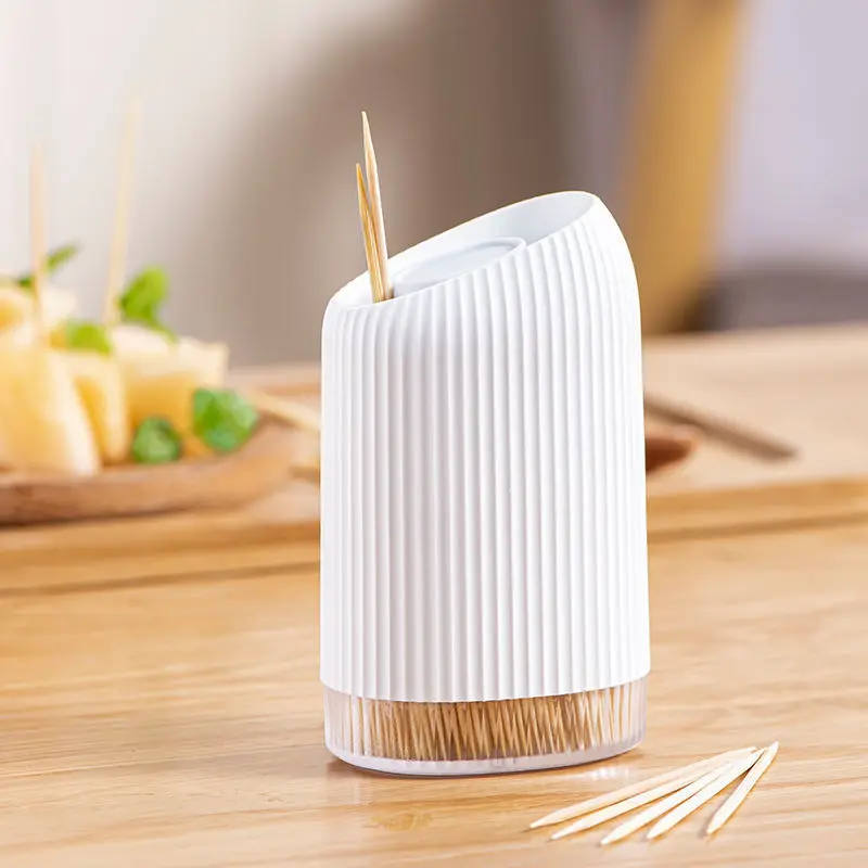 Home Luxury Toothpick Box, High-end Personalized Creative Toothpick Tube, Desktop Decoration, and 300 Toothpicks as a Gift