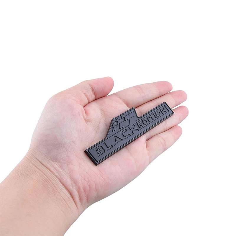 3D Metal Black Edition Emblem Car Sticker Tools Badge for All Models Decoration  Toyota Corolla 2009 Car Accessories Stickers view 6