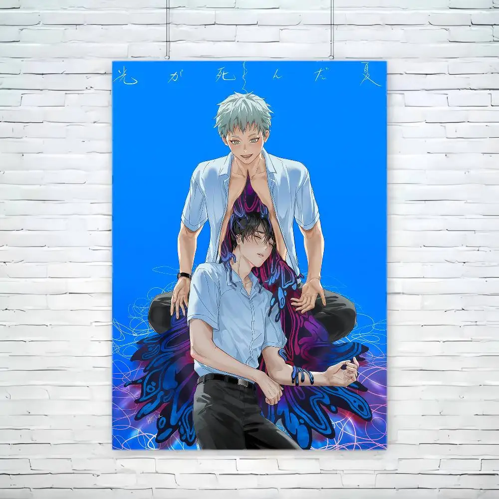 ملصقات الرسوم المتحركة الهزلية S-Summer H-Hikaru Died ملصقات جدارية عالية الجودة لزجة عالية الجودة لتزيين جدران غرفة المنزل #6