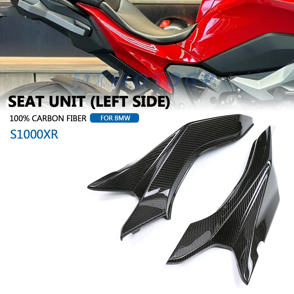 For BMW S1000XR S1000 XR 2021 2022 2023 100% Carbon Fiber Side Panels (Rear) Fairings Motorcycle Accessories