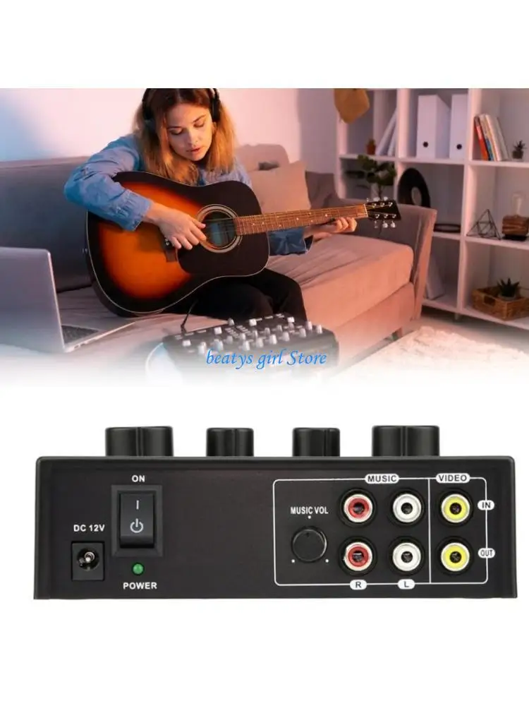 

C7AB Black Microphones Reverbs Mixers for Home Entertainment and Recording