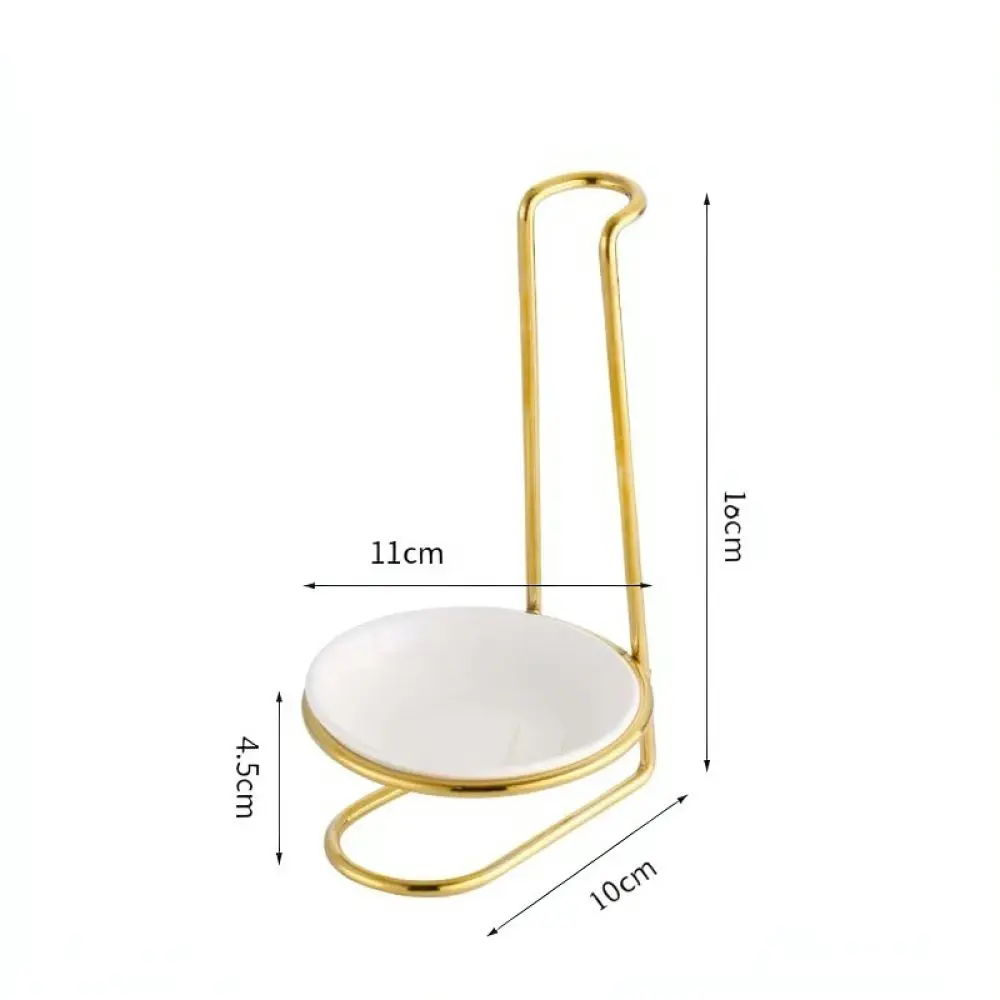 Modern Stainless Steel Kitchen Utensil Storage Stand For Restaurant Hot Pot Soup Ladle Organizer Tabletop Rack