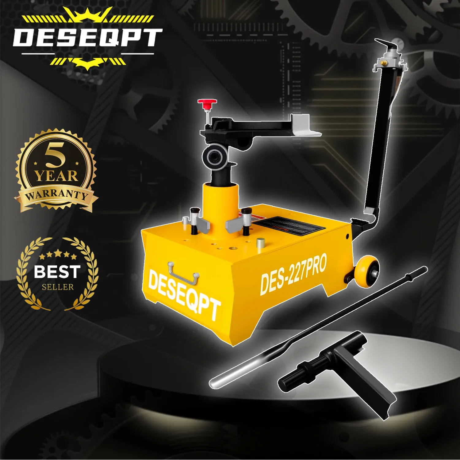 

Des-227Pro Pneumatic Tire Changer Truck Tire Changer Heavy Duty Pneumatic Tire Changer Quick Tire Changer Tool
