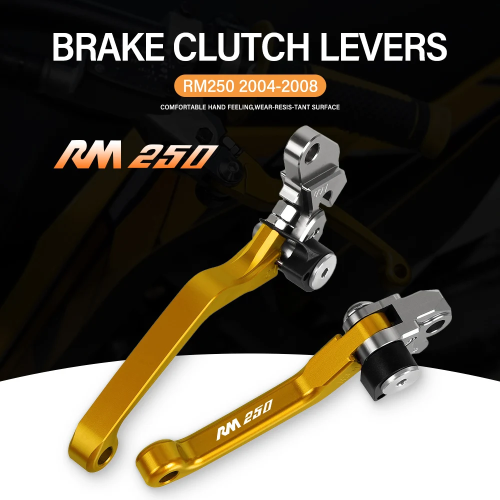 

Pivot Brake Clutch Levers DirtBike For SUZUKI RM250 2004 -2007 2008 Motorcycle Accessories Dirt Pit Bike Brakes Handles Lever