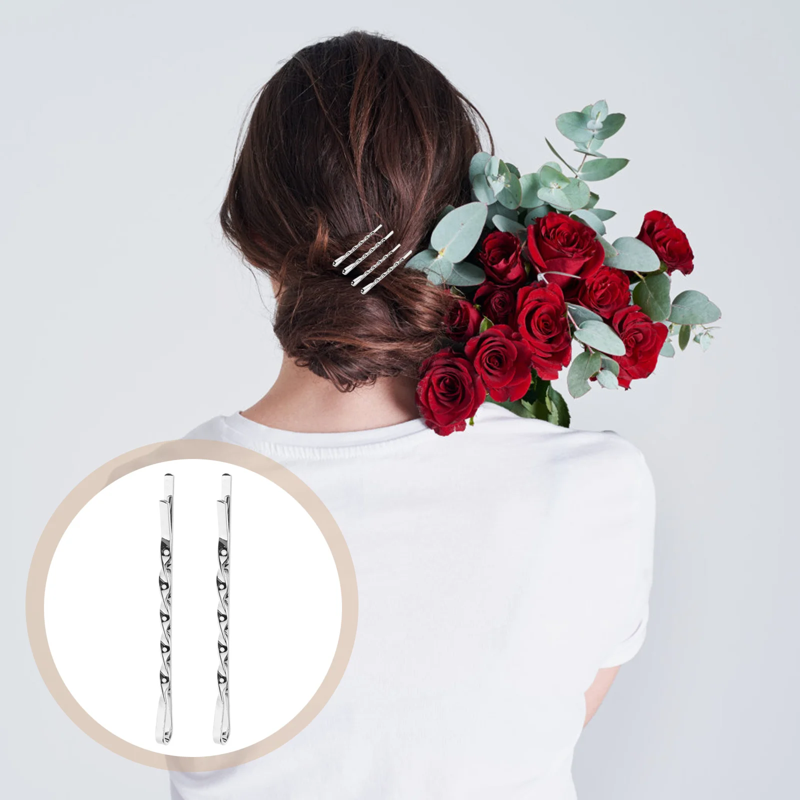 

12Pcs Alloy Metal Hair Clips Simple Design for Weddings Parties Daily Use Fashion Hair Barrettes for Women Girls