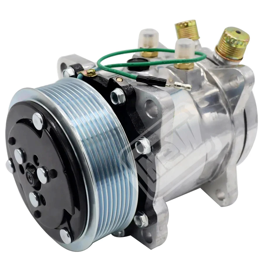 Auto Car Air conditioner AC Compressor 12V 24V For Sanden 507 5H11 SD507 SD5H11