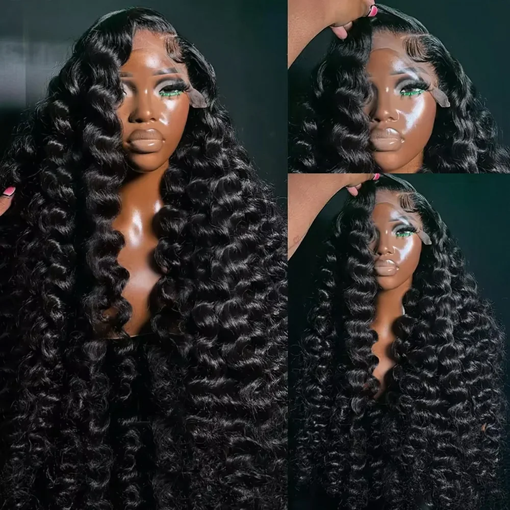 

Парик из натуральных волос с эффектом свободной волны, 13X4, 13X6, плотность 250%, 30-40 дюймов, вьетнамские парики из натуральных волос с эффектом глубокой свободной волны