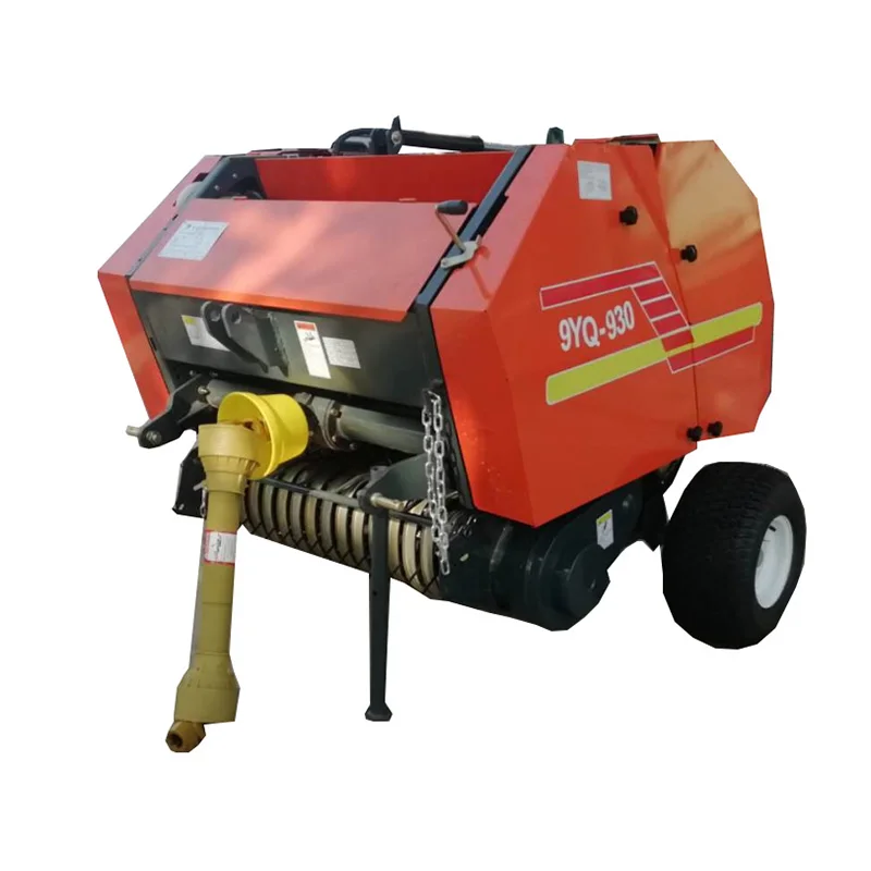 Tractor PTO Mounted Mini Round Silage Hay Baler Straw Baling Machine Grass Balers High Productivity 80-120 Bales/Hour