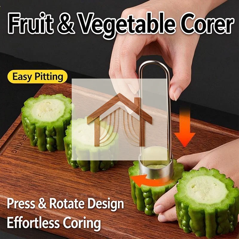 Bell Pepper Corer Ergonomic Stainless Steel Practical Kitchen Gadget for Professional Home Cooking Enthusiasts