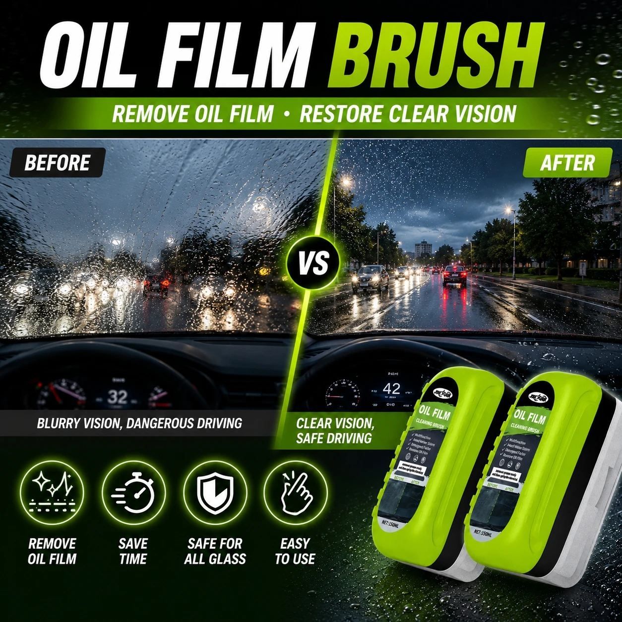 แปรงทำความสะอาดฟิล์มน้ำมันเครื - Car Cleaning Brush บทวิจารณ์และราคา