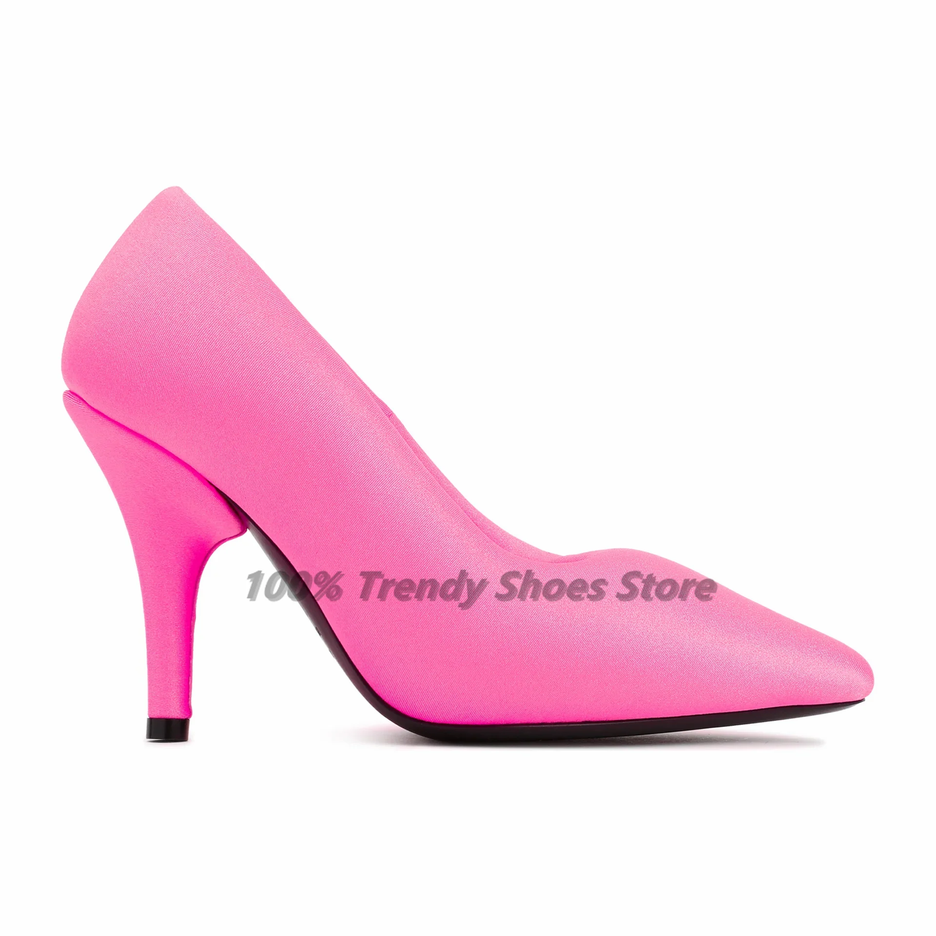 Hot selling Bright Colored High-heeled Single Shoes in Europe and America, New Pointed Thin Heeled Women's Shoes