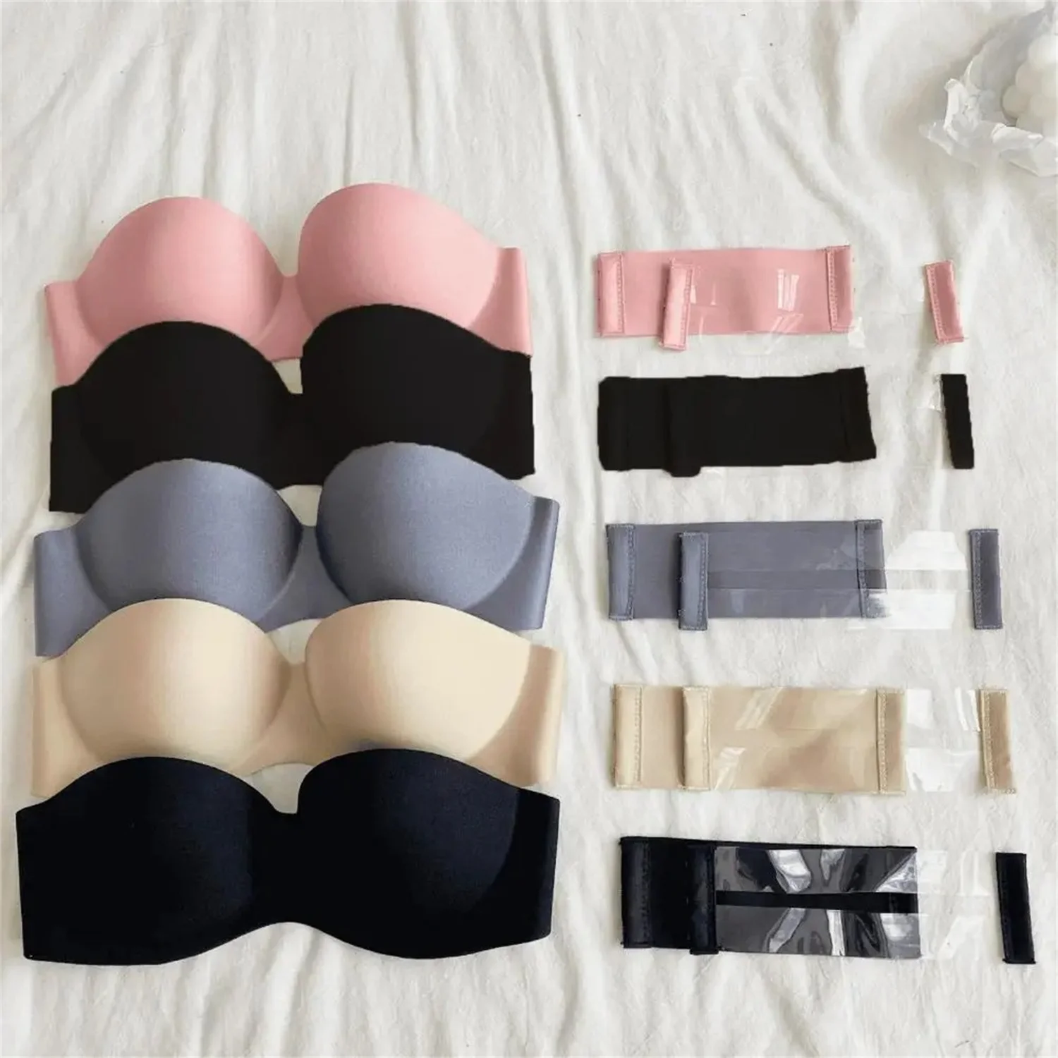 Sexy Strapless Bras Women Wireless Bralette Soft Female Breathable Underwear Ladies Seamless Bras Invisible Bra With Straps