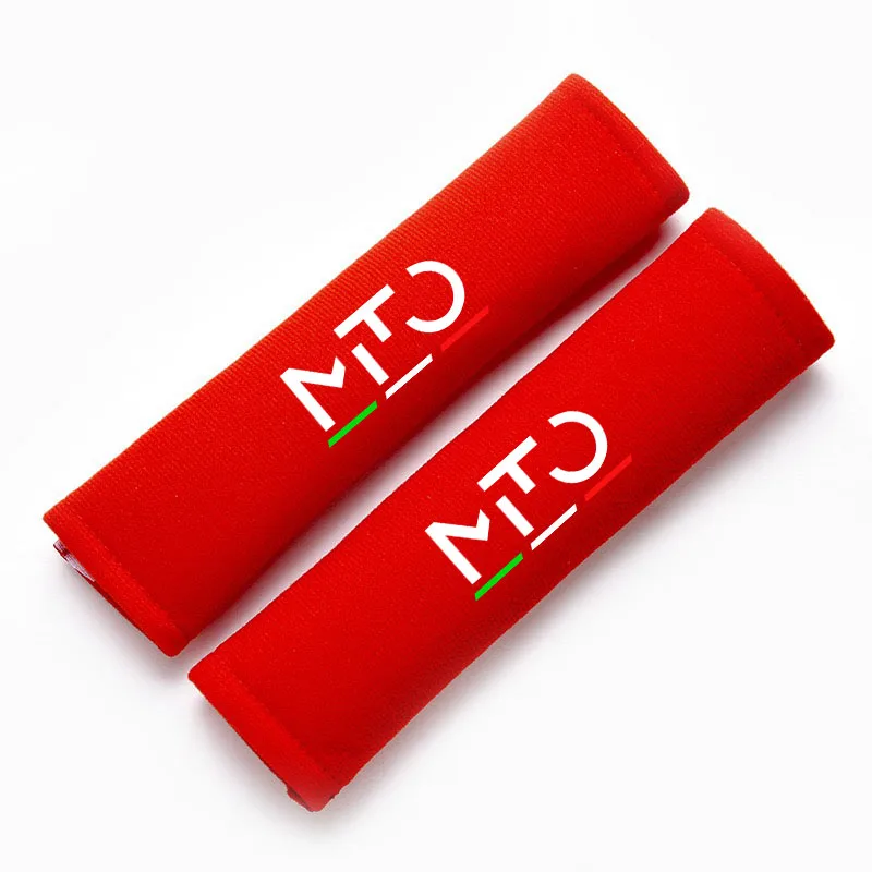 2Pcs Car Safety Belt Cover Adjustable Seat Belt Cover Shoulder Strap Covers For MITO Auto Accessories