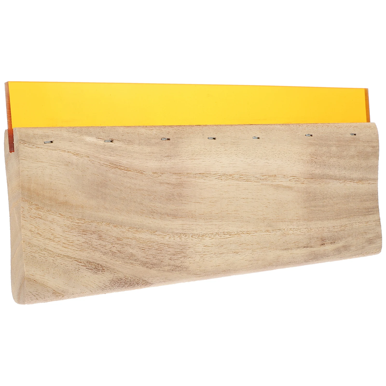 Scrape Screen Printing Knife Supplies Wooden Ink Scraper for Customized Substitute Broken Worn Out Scratch Board Rubber
