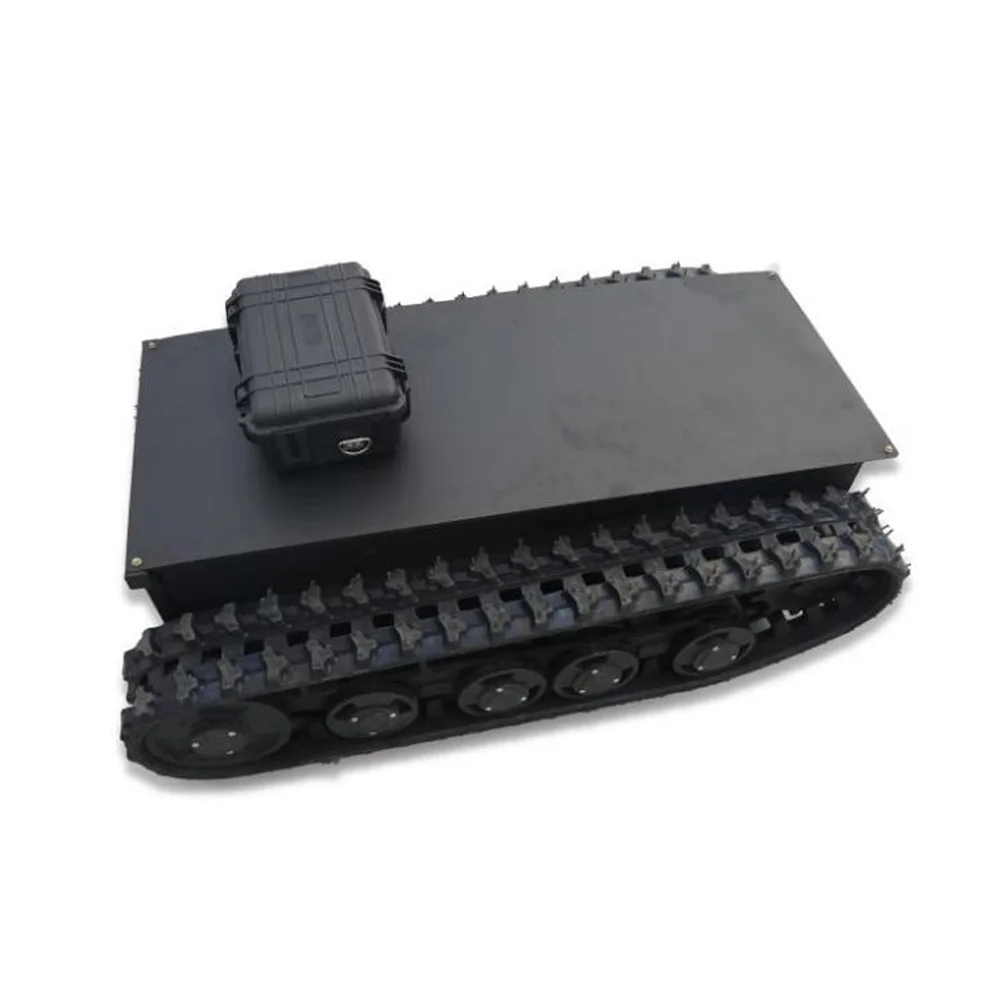Lightweight Rubber Tracked Undercarriage Chassis, 50KG-800KG Load Capacity Replacement Parts for Construction and Farming Excava view 6
