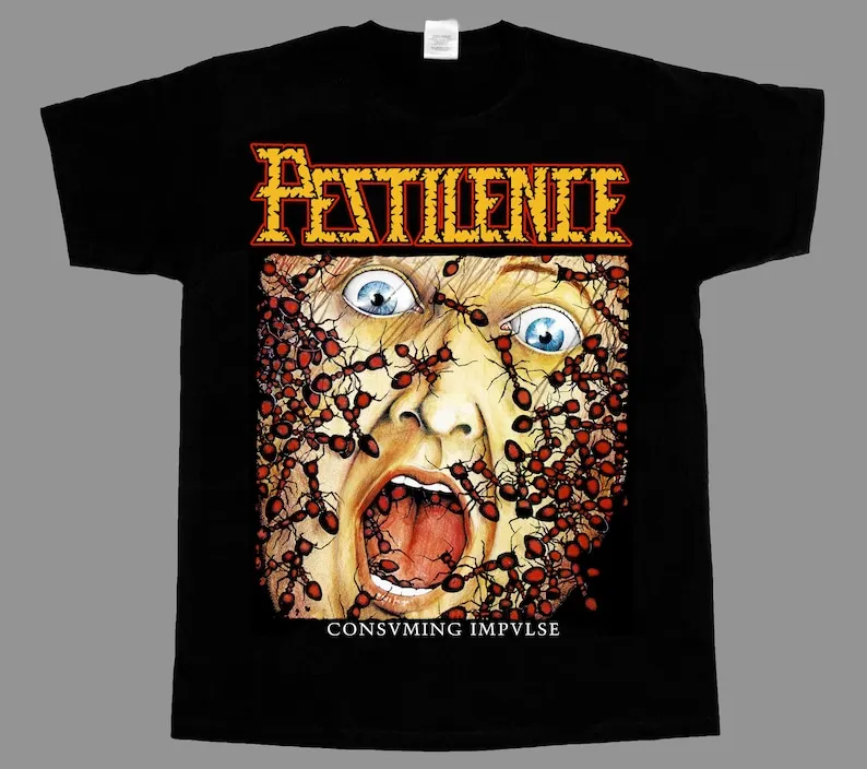 

Pestilence Consuming Impulse new black short/long sleeve t-shirt 345XL