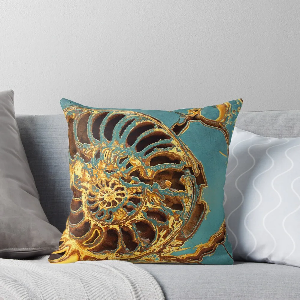 

Gold & Turquoise Throw Pillow Pillowcases For Pillows luxury sofa pillows Cushion Child Pillows Aesthetic pillow