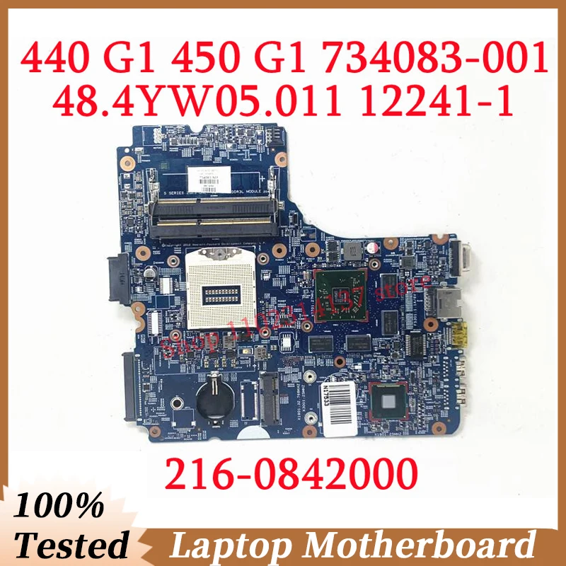 

For HP 440 G1 450 G1 734083-001 734083-501 734083-601 48.4YW05.011 12241-1 Laptop Motherboard 216-0842000 100% Full Working Well