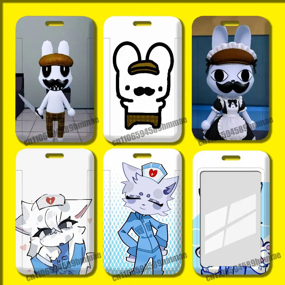 For Animal Hospital Anomaly Barney Head Nurse Employee ID Card Holder Office Badge Student Bank Work Credit Holders Hard Case