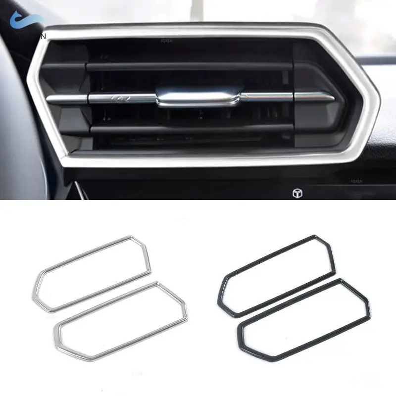 For Audi A3 S3 8Y 2021 2022 2023 2024 2025 Car Stainless Steel Interior Dashboard Panel Driver Side Air Outlet Vent Frame Trim