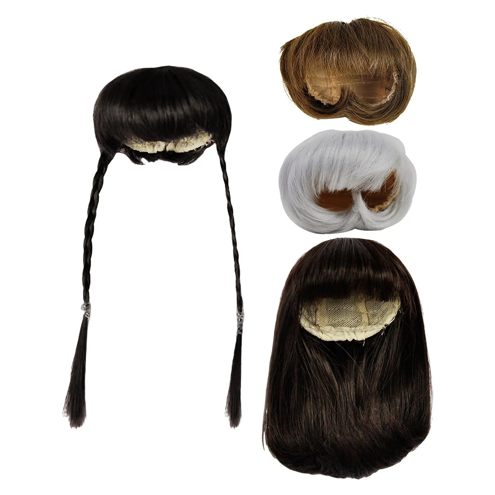 

Прекрасный парик для куклы Ob11, аксессуары для косплея, для девочек