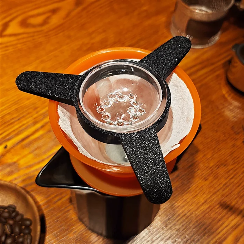 LITE-กาแฟDripperกรองผู้ถือสม่ําเสมอหยดกรองLazy Handถ้วยกรองฝักบัวชุดอุปกรณ์เสริมกาแฟ