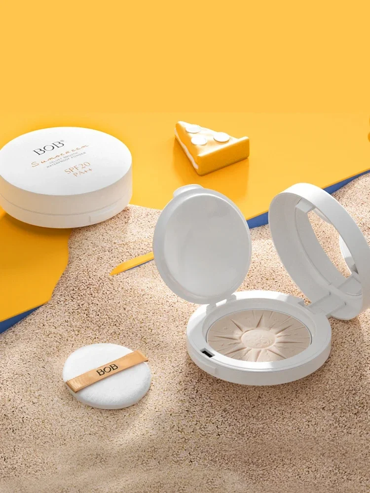 Sun Sunscreen and Waterproof Finishing Powder, Long Lasting, Oil Control, Moisturizing, Genuine Article, Wet and Dry, Dual Use