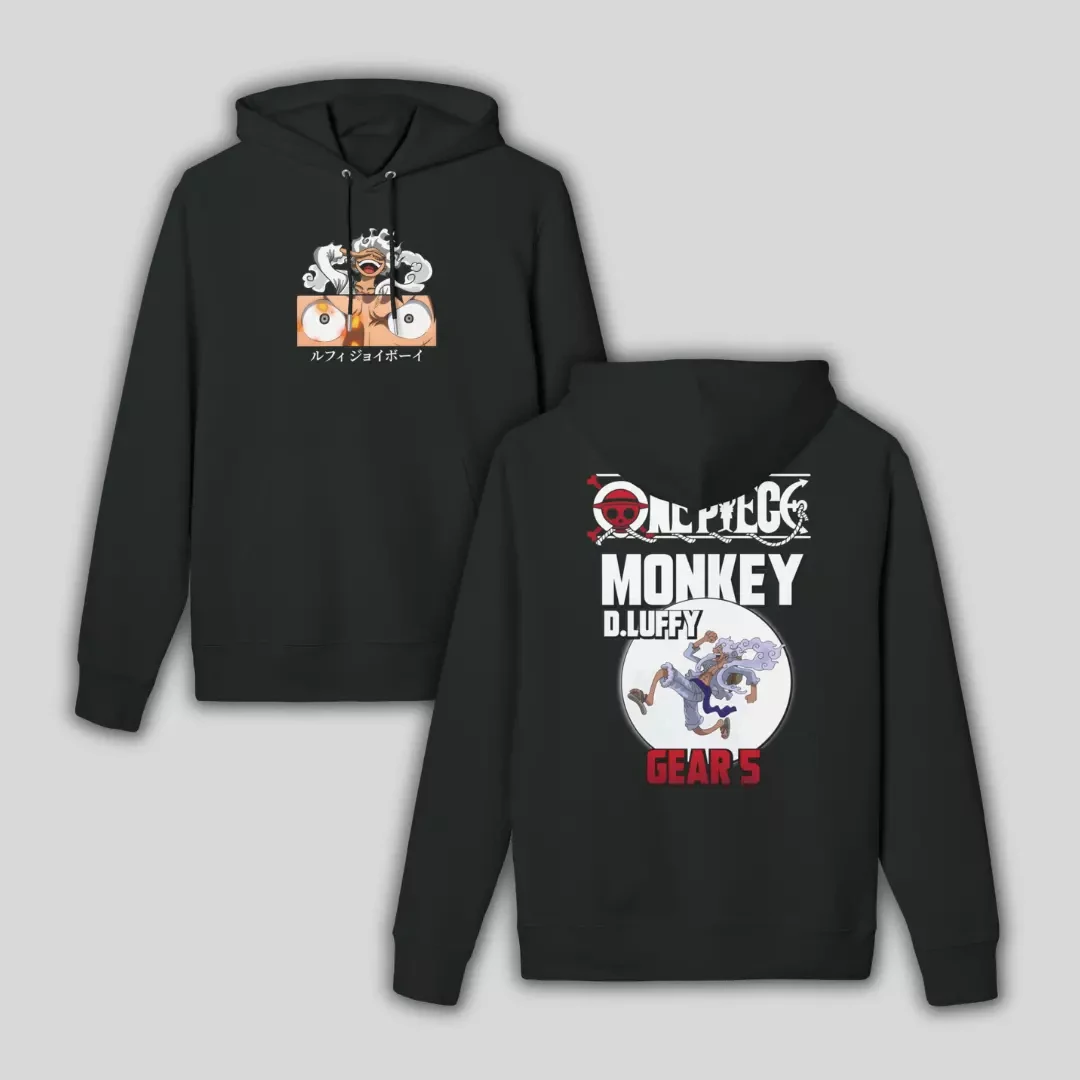 

Unisex Obsidian's Black One Piece Anime Print Hoodie Pullover Sweatshirt The same high-quality street clothing for men and women