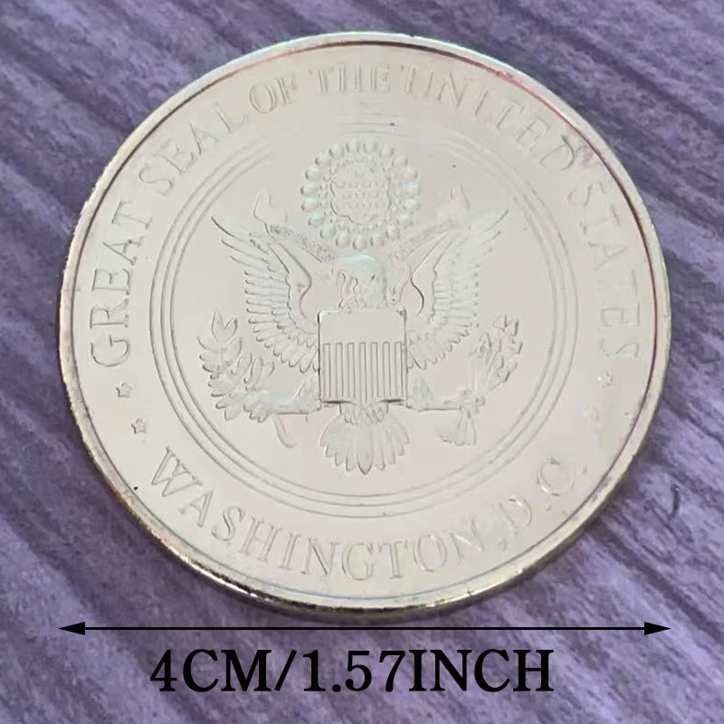 Military Coin Seal Team Souvenir Department of The Navy Collectible Gift Collection Art Gold Plated USA Military Coin