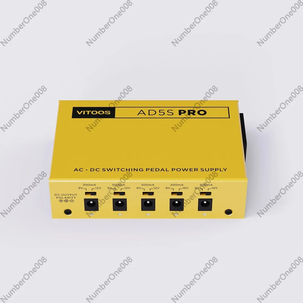 

Isolated Guitar Effect Pedal Power Supply 5 Output 9V 12V 18V Fully Isolated 300mA