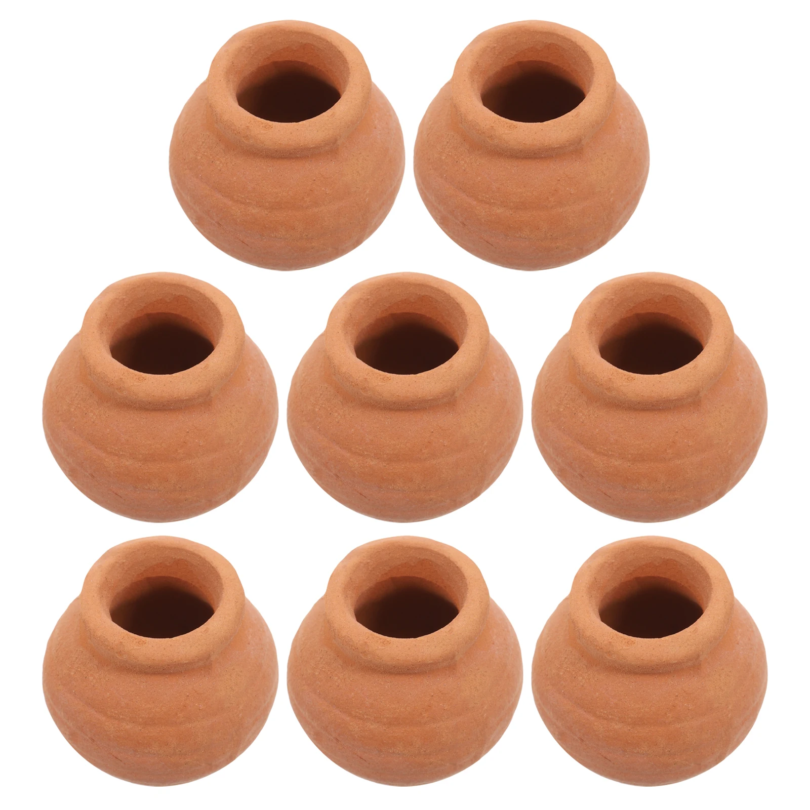 

8pcs Miniature Thumb Succulent Flowerpots Small Clay Pots Terracotta Desktop Planter Ideal for Plants Easy Maintenance Garden