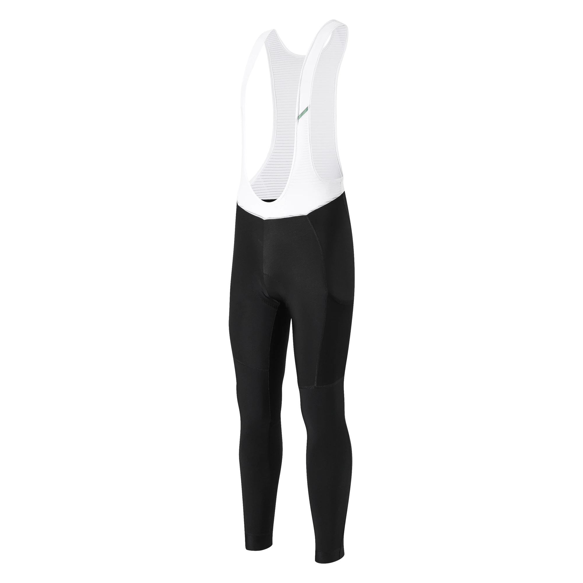 YKYWBIKE 2026 Winter Cycling Bib Tights Female Bicycle Bibs Long Pants 2 Pockets Thermal Warmth Fleece Road Bike Clothing