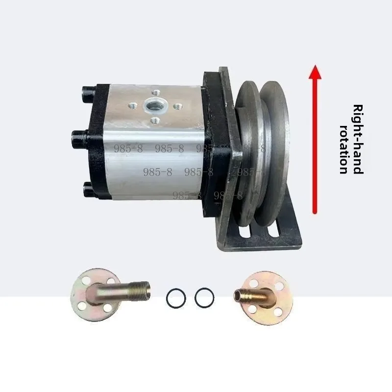 Thin Type Hydraulic Pump Mount Bracket Tipper Modification Parts, Gear Pump Base Support Compatible 306 10 14 16 25 Series