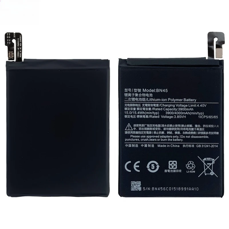 بطارية الهاتف BN45 3.85 فولت 3900 مللي أمبير لشاومي ريدمي نوت 5 برو ريدمي نوت 5 Mi نوت 5 بطارية بديلة العلامة التجارية الجديدة عالية الجودة