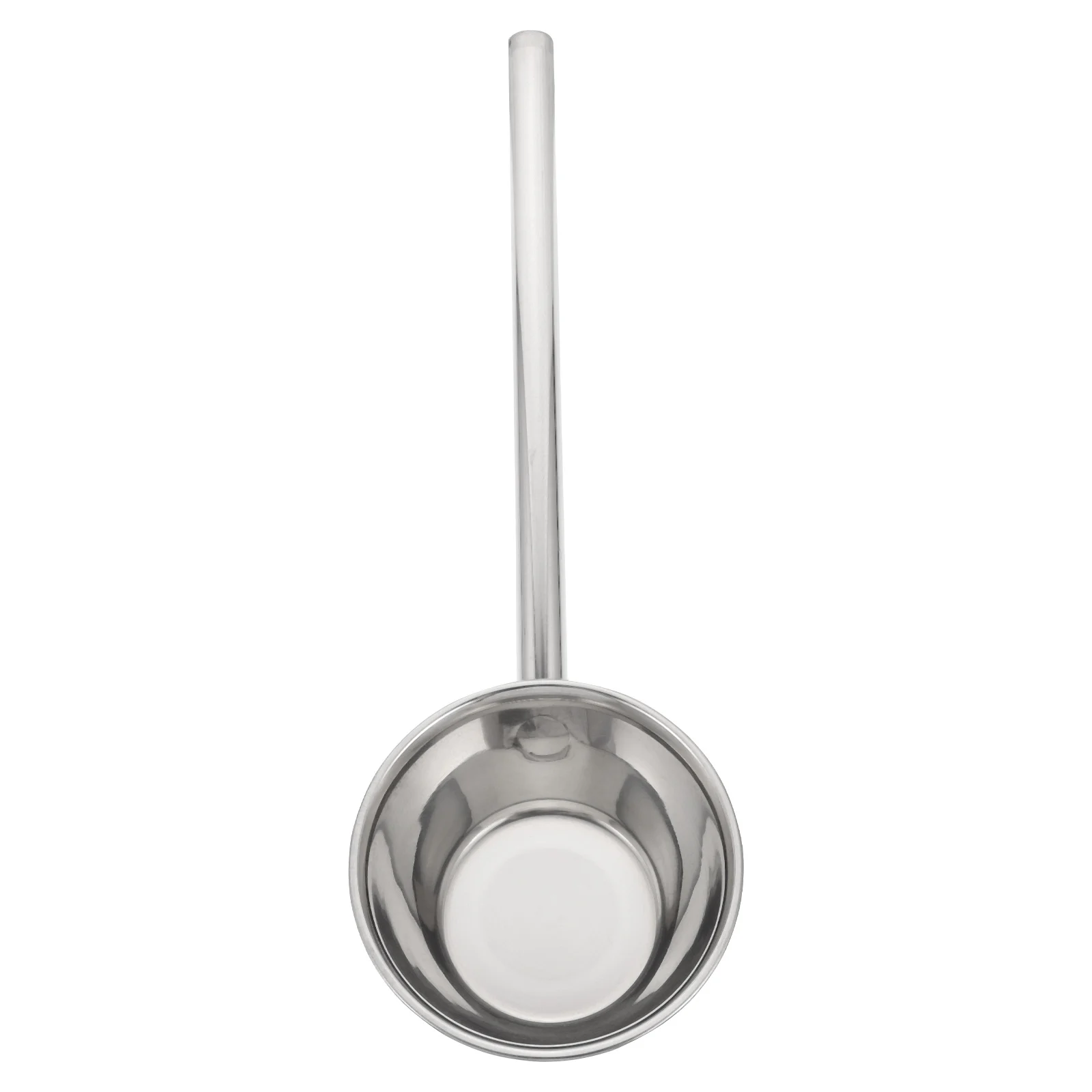 

1pc Stainless Steel Long Handle Water Ladle Large Capacity Smooth Surface Kitchen Tool Extended Scoop For Home Hotel