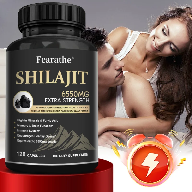 

Shilajit Capsules, Ginseng, Maca, Natural Trace Minerals, Support Energy, Endurance, Muscle Strength, Immune & Body Wellness