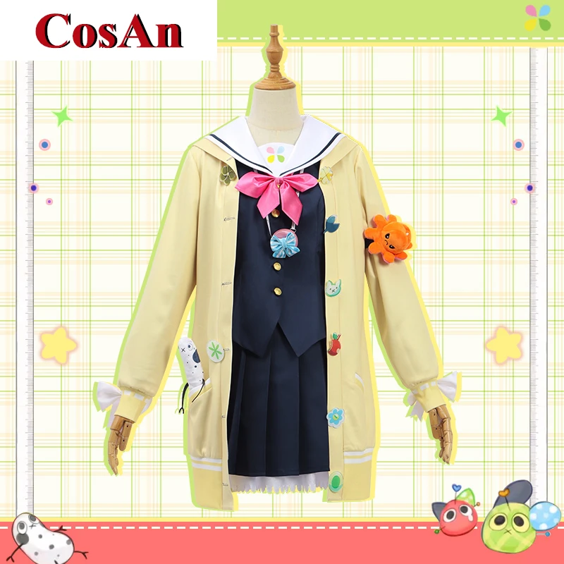 

CosAn Hot Anime Vtuber Yang Nari Cosplay Costume Cute Daily Uniform Men Women Activity Party Role Play Clothing Tailored Girls