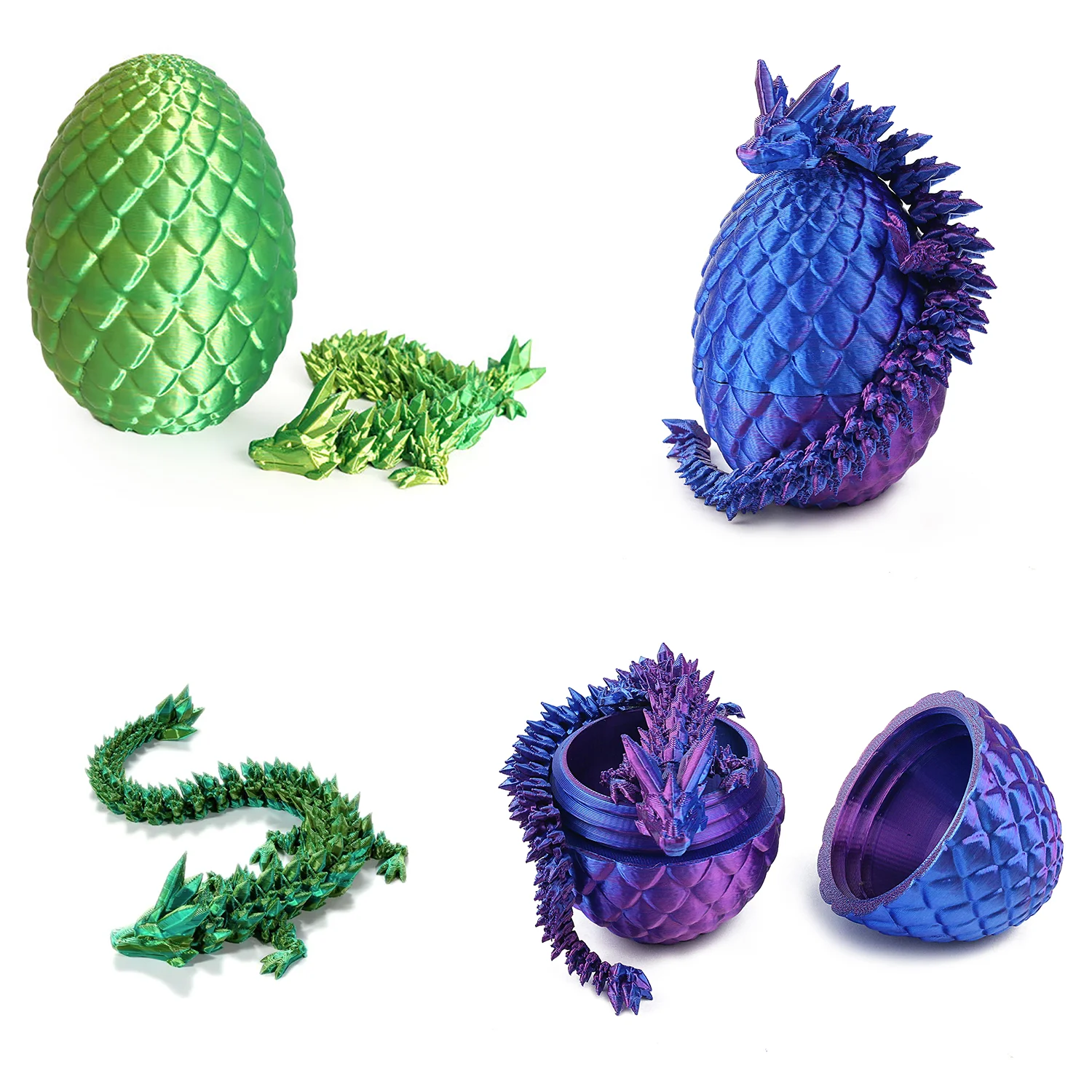 3D printed dragon eggs, combination dragon egg sets, figurine models, decorative toys