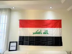 Spedizione gratuita Iraq Flag Nation 90x150cm 3ft x 5ft bandiera in poliestere bandiera personalizzata in tutto il mondo in tutto il mondo