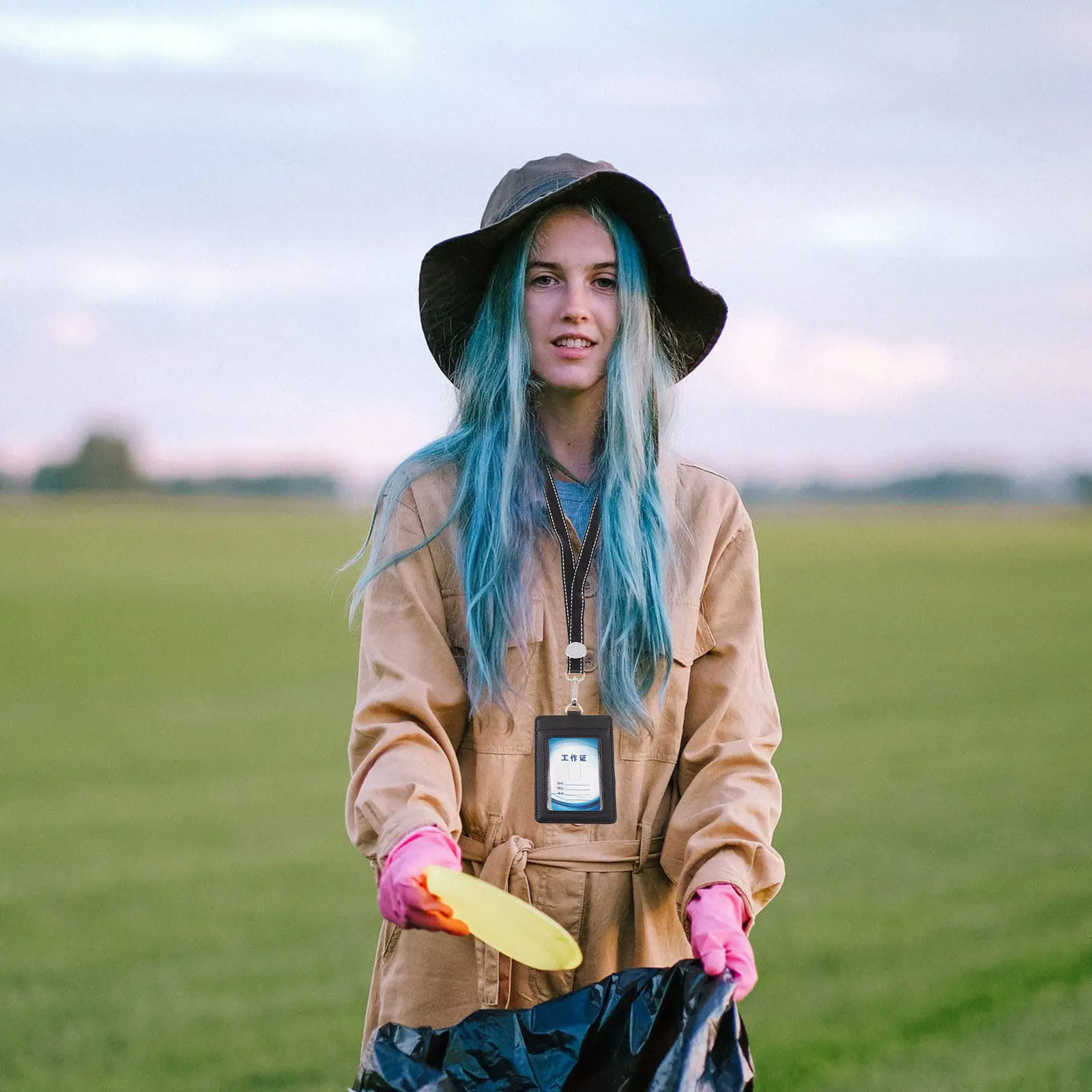 

Защитный чехол для ID-карт, держатель для рабочих пропусков, бейджей для сотрудников, медсестер, студентов, волонтеров